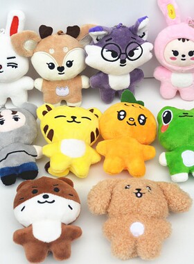 SVT文俊辉钥匙扣 miniteen  JUN 全圆佑 WONWOO THE8公仔挂件自制