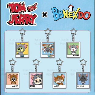 BOYNEXTDOOR×猫和老鼠联名亚克力钥匙扣 挂件配饰周边 门童自制