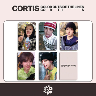 CORTIS《COLOR OUTSIDE THE LINES》特典卡 明信片  周边自制