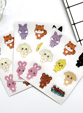 ATEEZ《ANITEEZ》透明贴纸 PVC防水贴 创意手机贴纸 周边自制