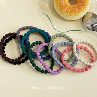 高马尾发绳 运动头绳 女扎头发 橡皮筋 丸子头发圈