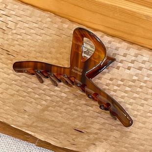 2025新款 醋酸france大号后脑勺设计感小众抓夹女发夹丸子头鲨鱼夹