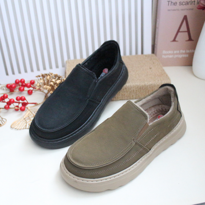 冬季老北京布鞋加绒保暖男棉二棉