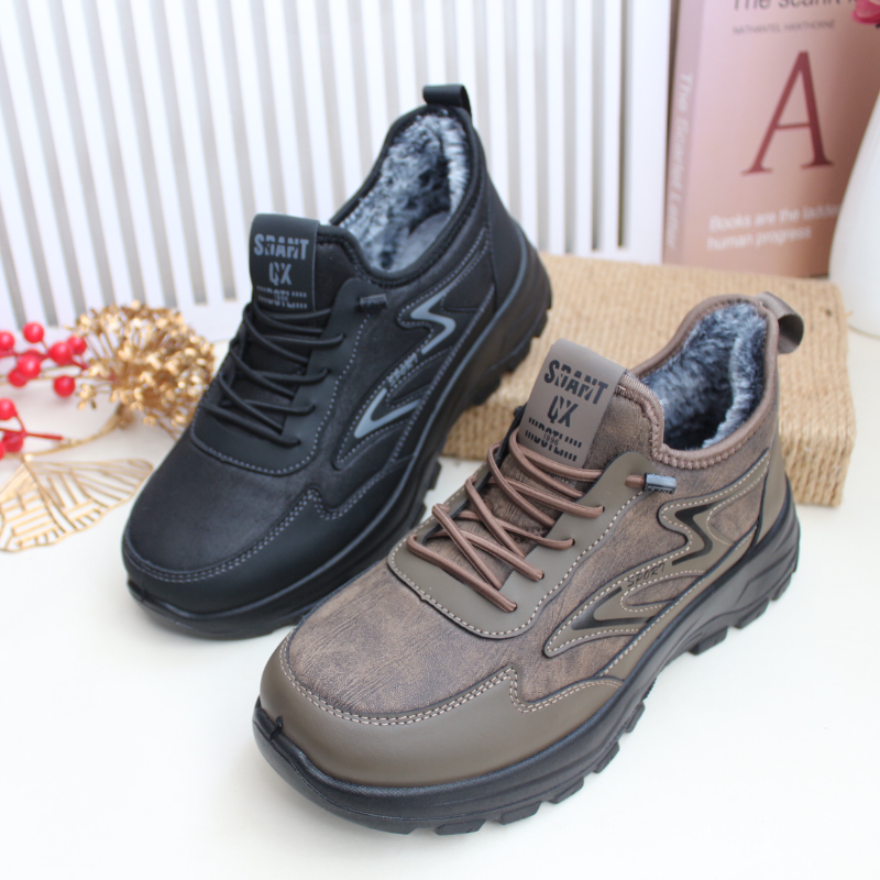 冬季老北京布鞋加绒保暖男棉鞋厚