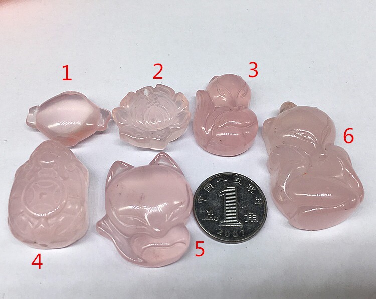 Feedback Customer natural Powder crystal Pendant Pendant Lotus Aquarius Dragon Turtle Fox Student money Exorcise evil spirits Safetyin the Accessories/Fashion Jewelry, Pendant/Pendant  category - from Buy2taobao.com to provide professional Taobao agent buy service
