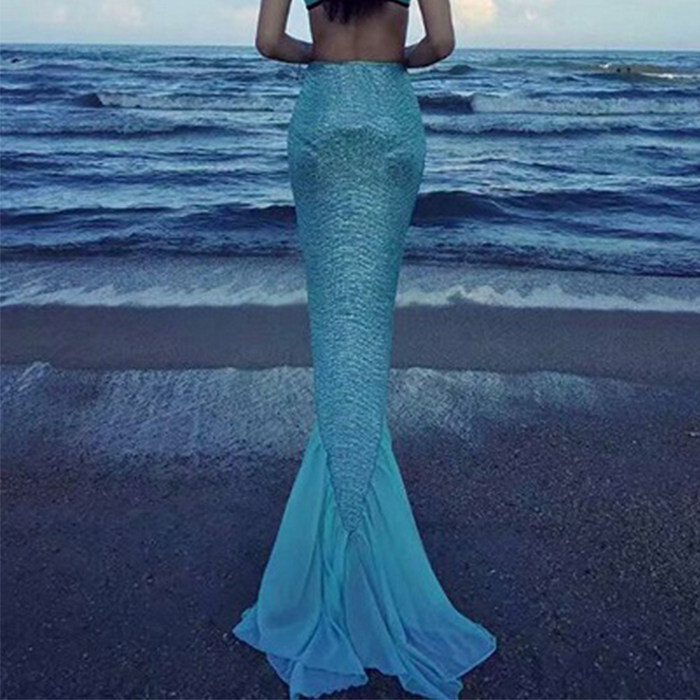 美人鱼裙马尔代夫沙滩裙 巴厘岛 美人鱼尾巴服