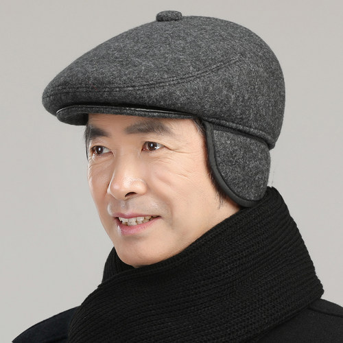 爷爷爸爸前进老头春秋季鸭舌帽