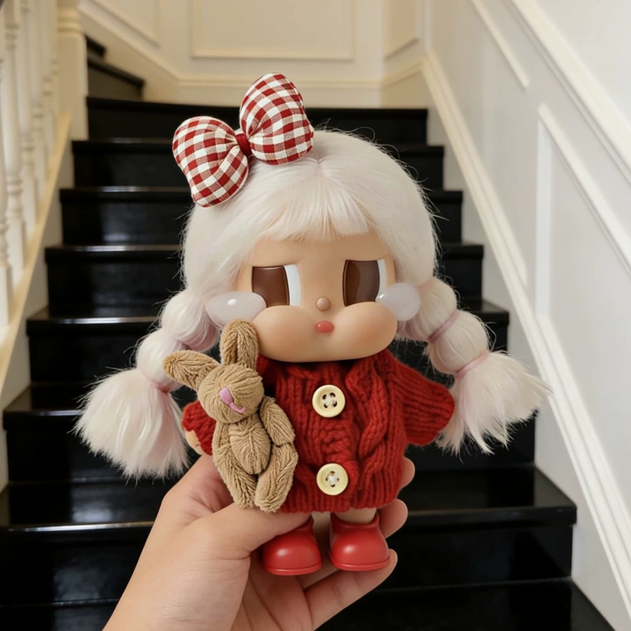 适用哭娃Crybaby vacation搪胶毛绒衣服娃衣套装秋冬毛衣裙子,模玩/动漫/周边/娃圈三坑/桌游,潮玩娃衣,淘宝优惠券,粉丝福利购,淘宝优惠卷