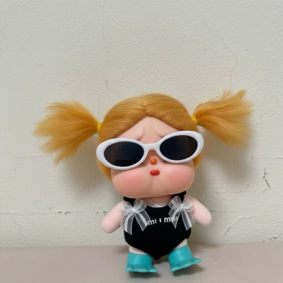 适用哭娃Crybaby vacation搪胶毛绒泳衣衣服娃衣套装连衣裙