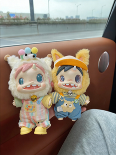 宝拉娃衣POLAR怪物收藏系列毛绒挂件手工衣服着替可换装 泡泡玛特