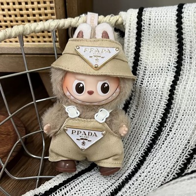 拉布布10cm四代迷你版娃衣4.0衣服套装娃娃衣服Labubu玩偶着替