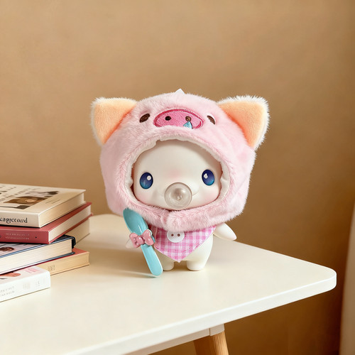 大湾鸡10cm娃衣全运会吉祥物大湾鸡公仔帽子配件全运会娃衣