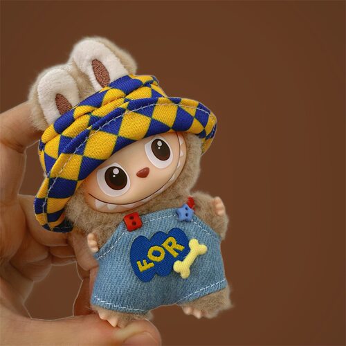 适用拉布布10cm迷你版娃衣四代4.0衣服套装娃娃衣服Labubu玩偶