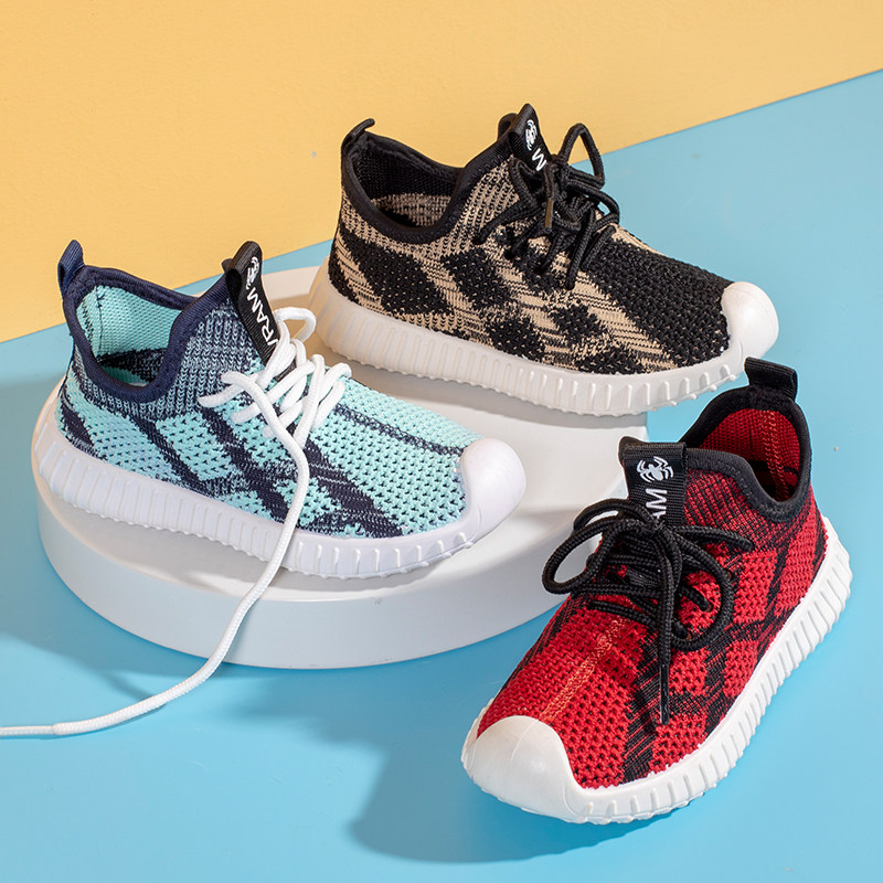 男童鞋2024春秋新款儿童椰子鞋小孩透气飞织面运动鞋韩版男孩鞋子