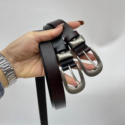 复古简约百搭牛皮腰带男