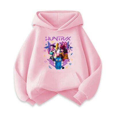 NASA联名kpop demon hunters猎魔女团连帽衫卫衣服儿童上衣新款潮