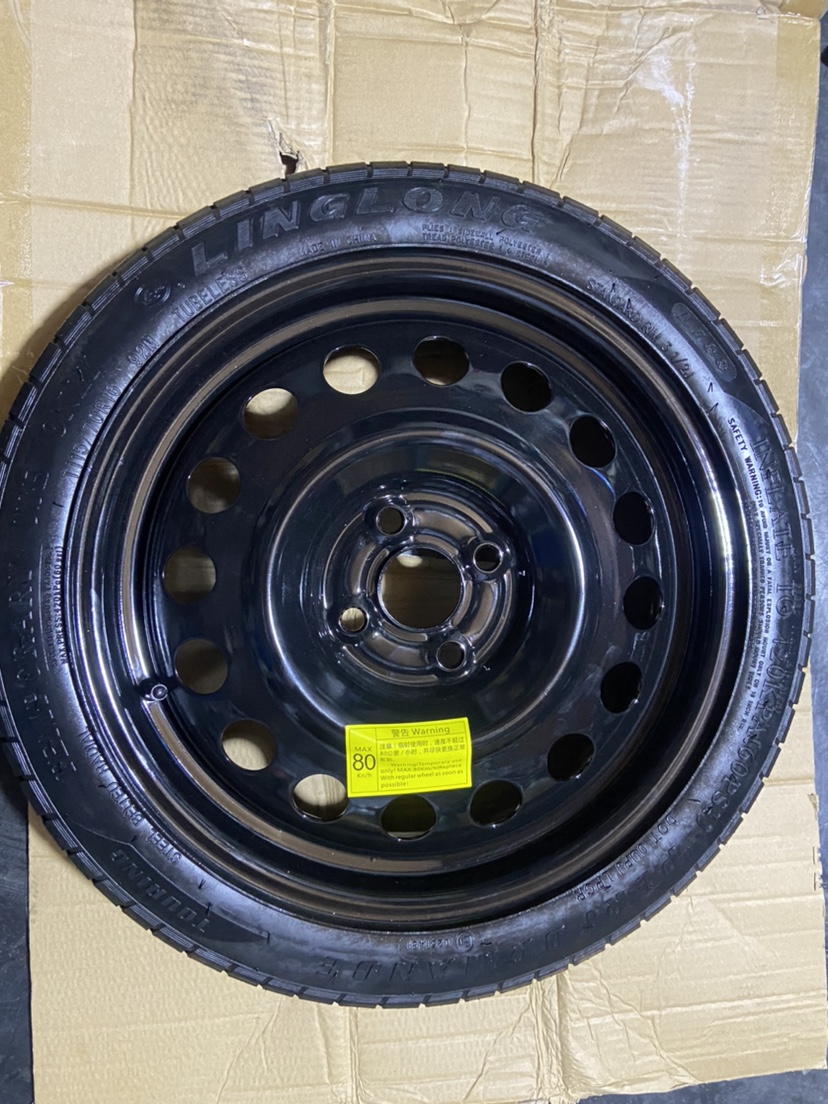 零跑C11 18寸备胎 零跑T03 115/70R16非全尺寸应急小备胎