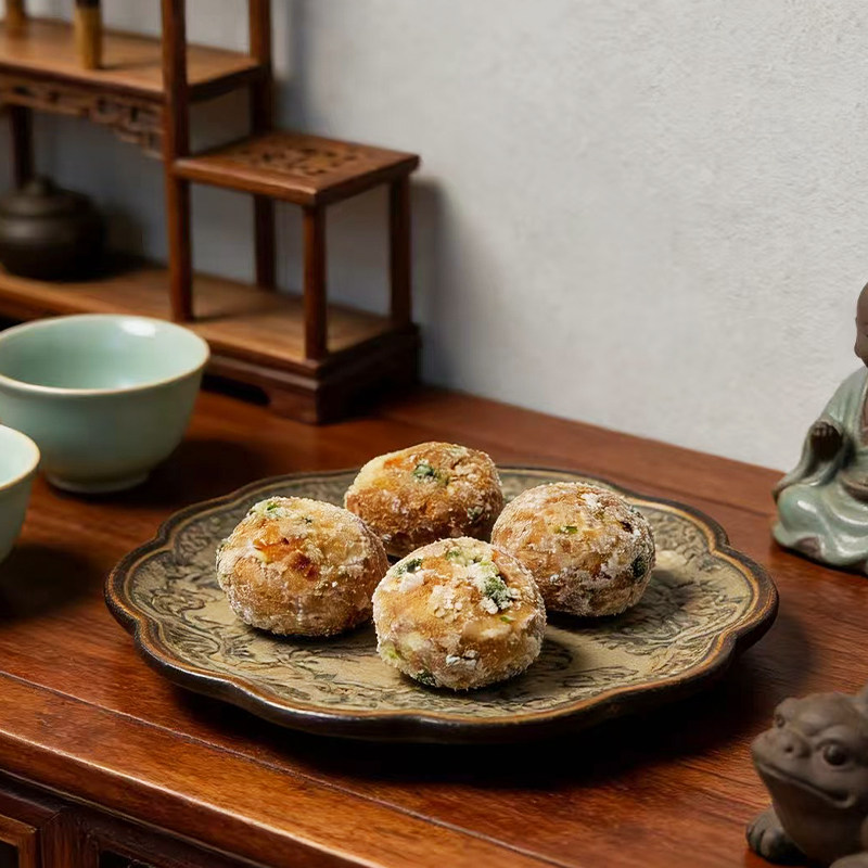 反沙咸蛋黄传统工艺潮汕小吃咸蛋黄酥广式小吃糕点美食独立包装