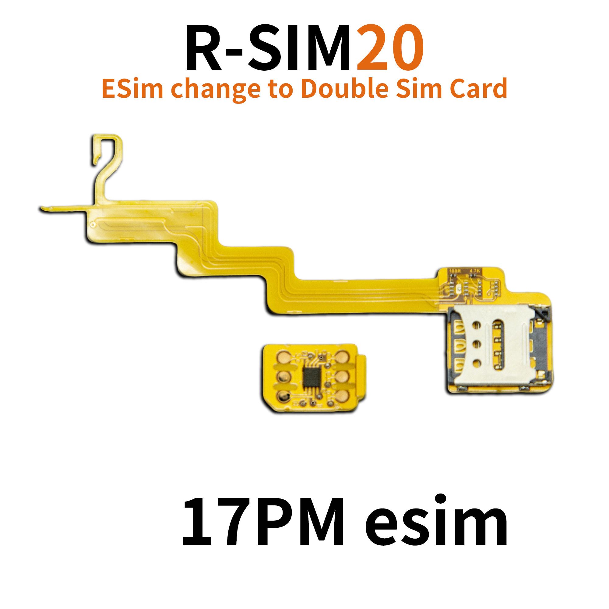 R-SIM20  全内置单卡 MEP 改卡美版苹果iPhone17pro pm IOS 26.x