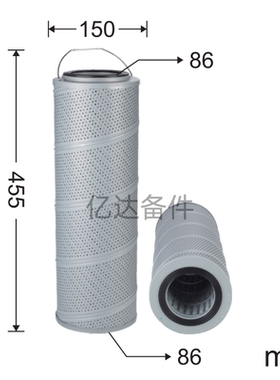 适用于31Q6-01280/31Q6-01281/H-28060挖掘机液压油滤芯
