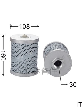 适用于60235351/PO-CO-01-01740挖掘机发动机油水滤芯
