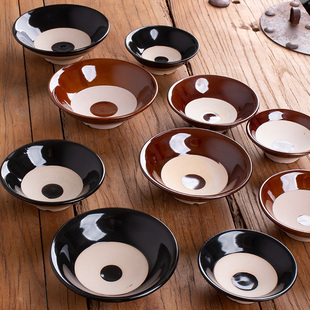 【六个装】武松碗老式喝酒碗古代喝酒摔碗陶瓷中式复古扣肉蒸菜碗