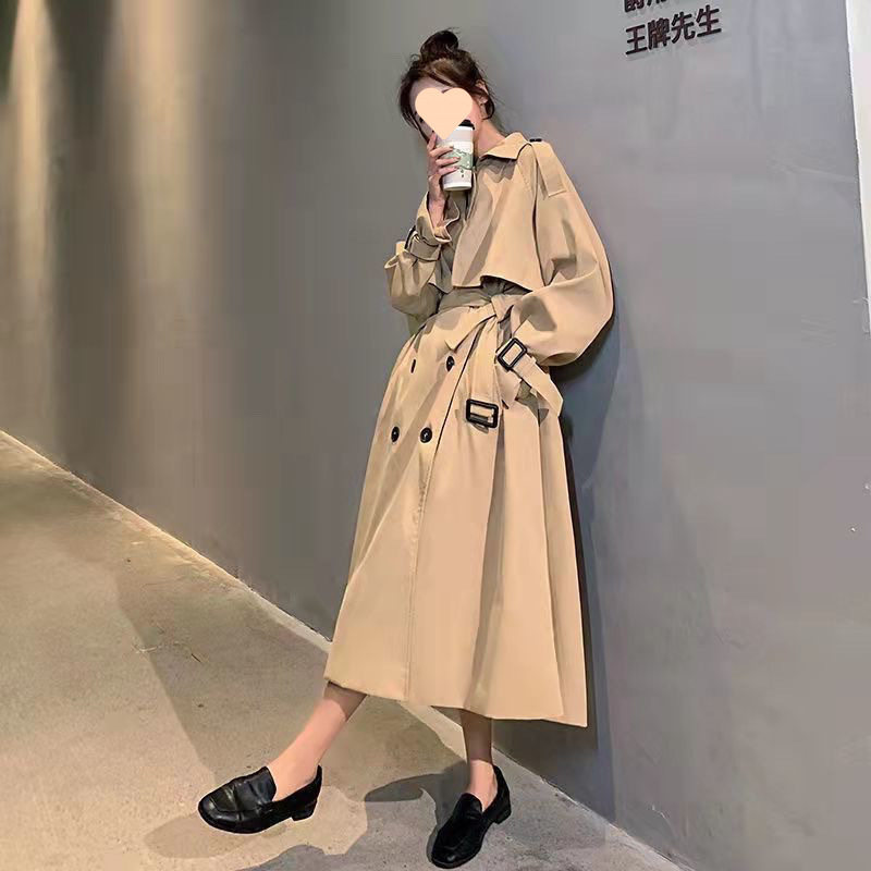 2025新款春季风衣女中长款小风衣