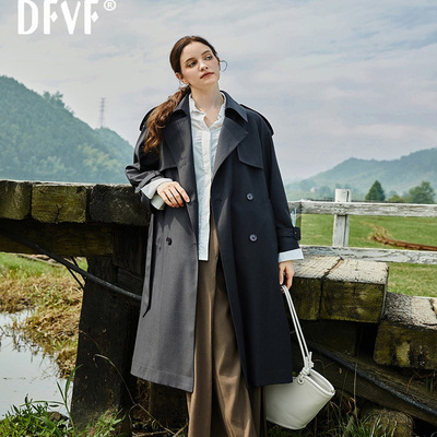 风衣女款2025新款时尚洋气时髦国际大牌女装品牌专柜正品高端风衣