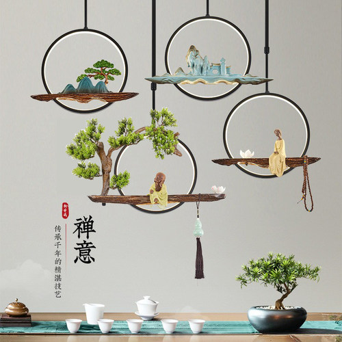 佛室灯茶室小吊灯禅意书房灯具