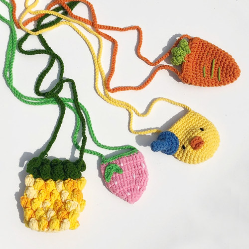 宠物背包针织手工diy迷你鸡蛋包