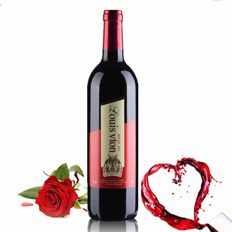 法国波尔多aoc路易威顿艾诺安城堡马尔贝克干红葡萄酒红酒单支
