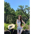 Thas9i九亿 初恋月光 蕾丝吊带上衣女夏日法式白色抹胸纯欲小背心