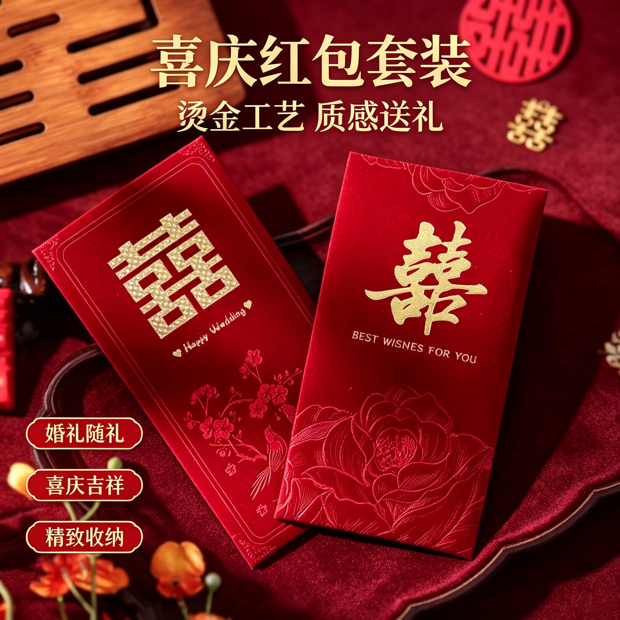 2027新款高档结婚千元利是封