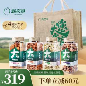 新农哥大颗粒您大当家礼袋A款2050g新年坚果礼盒零食大礼包年货