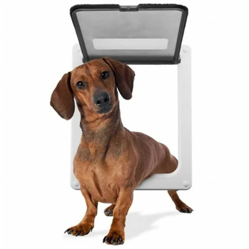 宠物狗门猫门 自由出入宠物门 Dog Lockable Security Flap Door