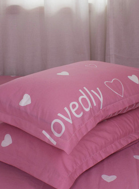 100%纯棉枕套一对单人全棉40X60儿童卡通30X50枕头套48*74cm成人