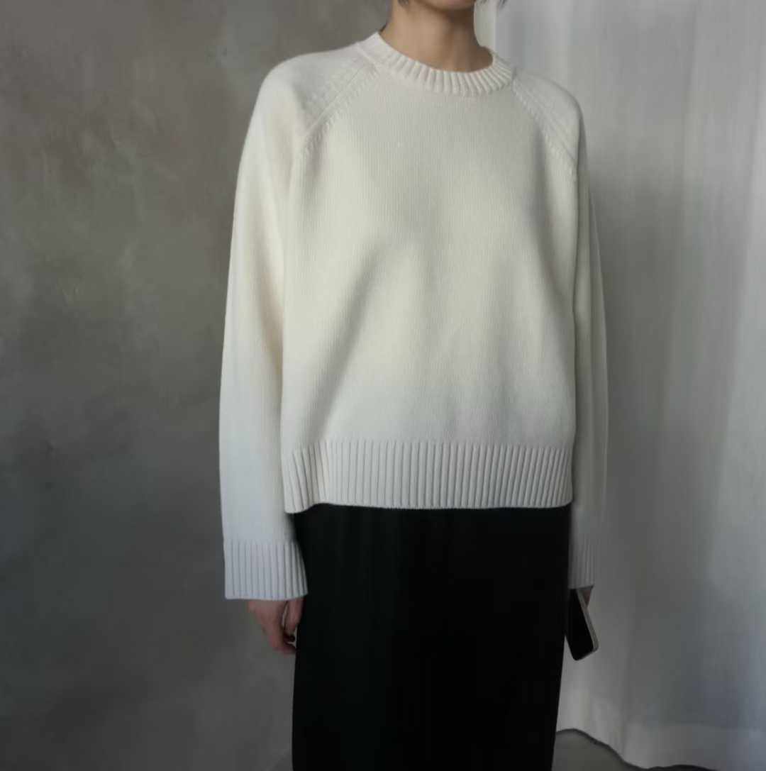 MASCULINE精细羊毛羊绒净版毛衣