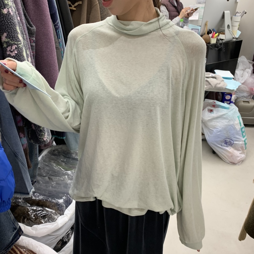 SOLDOUT安哥拉兔绒磨毛打底衫t