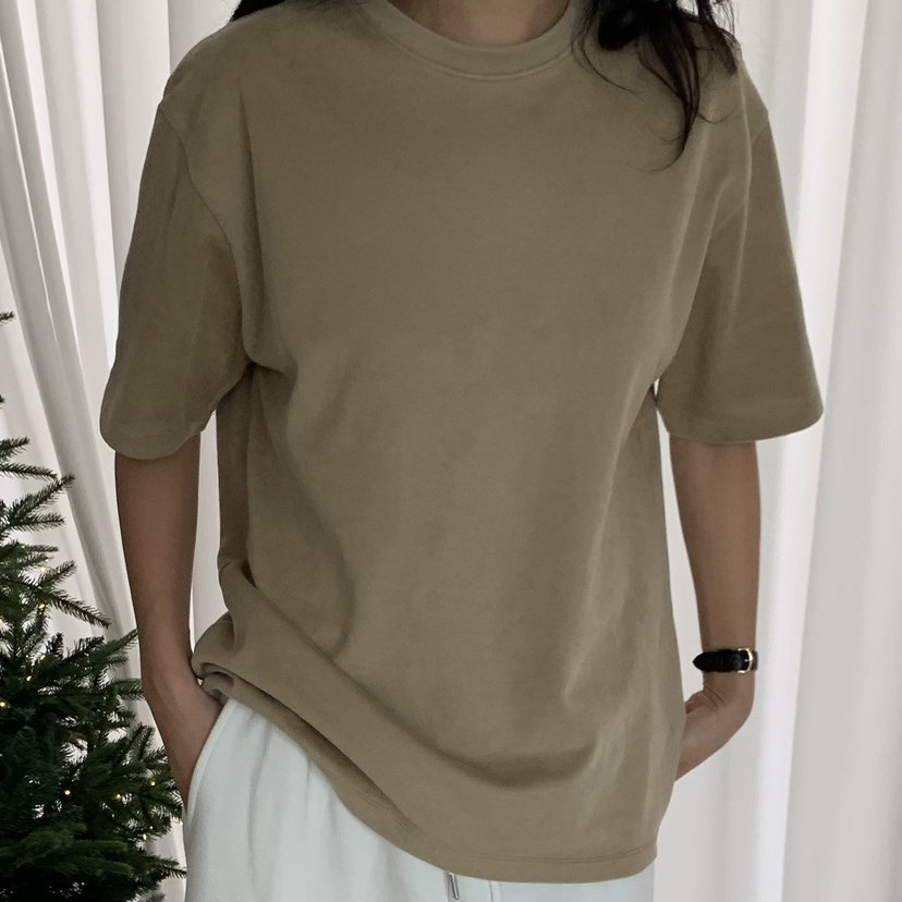 REGULARLY/PLACOR磨毛纯棉秋冬t