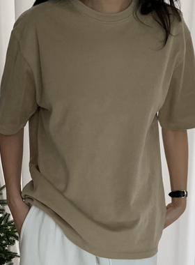 闪闪家 韩国东大门代购REGULARLY/PLACOR磨毛纯棉秋冬t