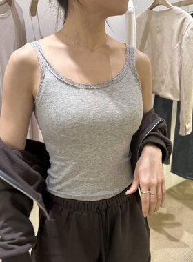 VEGETABLE弹力蕾丝舒适打底吊带