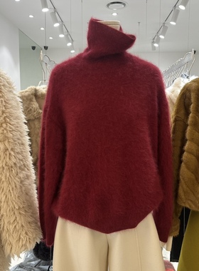 闪闪家 韩国东大门代购NEROLI 36羊毛100%高领舒适毛衣