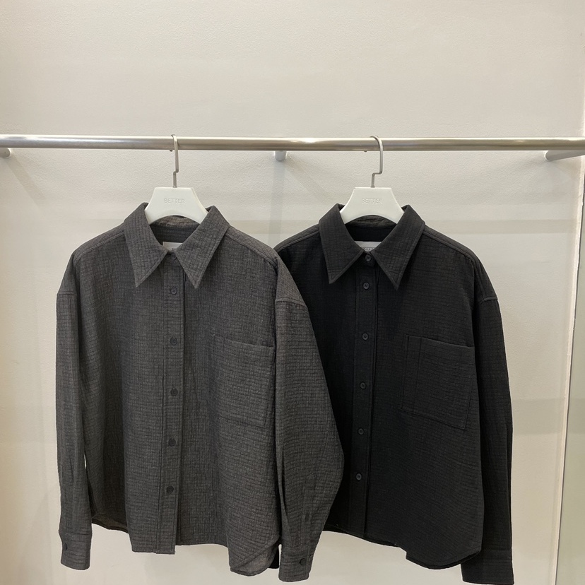 BETTER秋冬加厚纯棉休闲衬衫