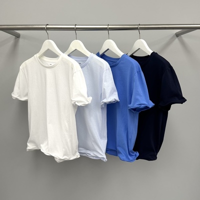 WATER春季新款扭扭边时尚短袖t