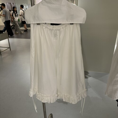 LOVEYOUSOMUCH荷叶边下摆六分