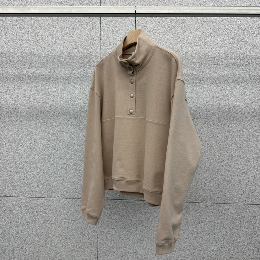 ATTHEBAGEL休闲百搭立领系扣
