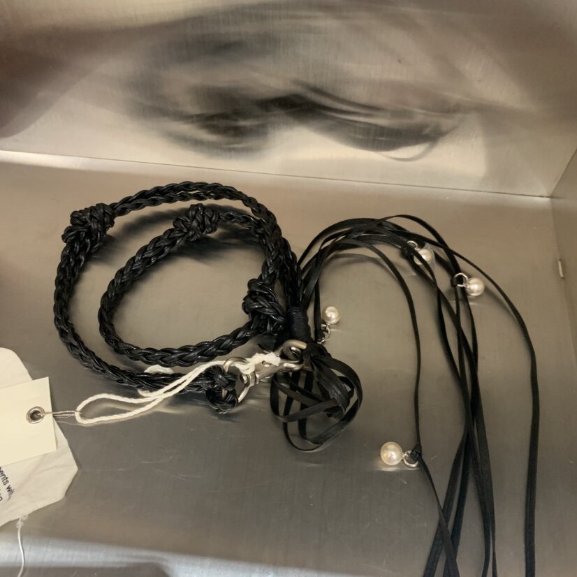 闪闪家 韩国东大门代购TEMPTING西部风流苏铃铛装饰腰带牛皮