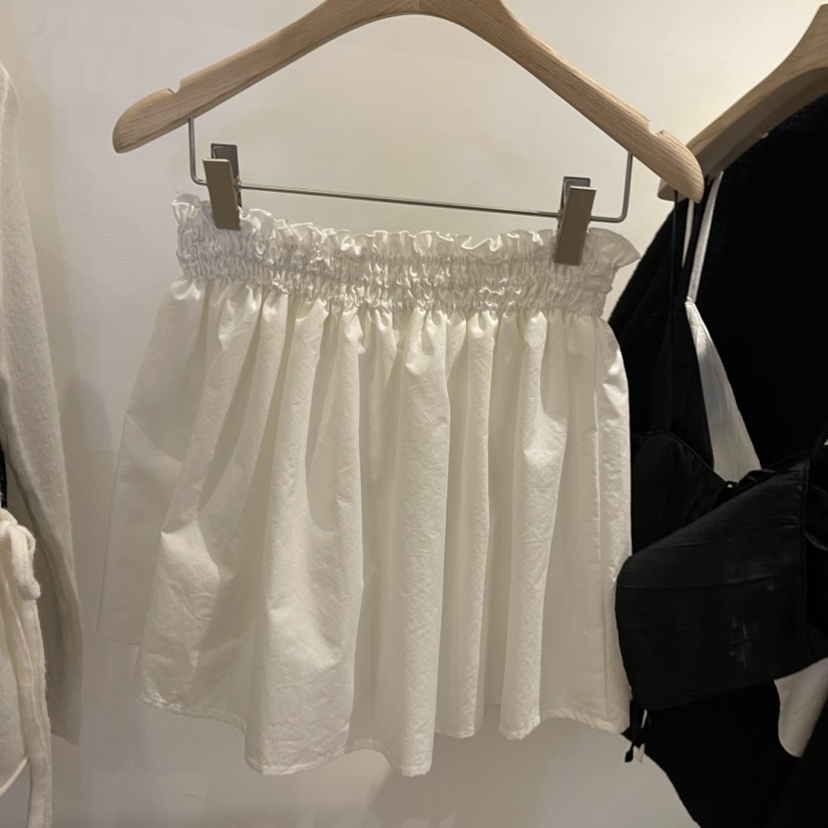 韩国代购花苞头松紧舒适裙裤