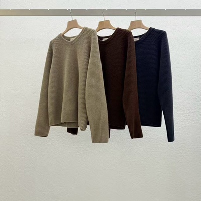 STATEMENT超精细羊毛羊绒竖纹