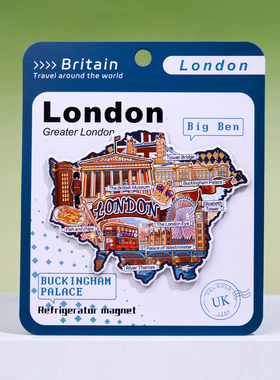 伦敦LONDON冰箱贴大英博物馆白金汉宫大本钟伊丽莎白英国旅游2026